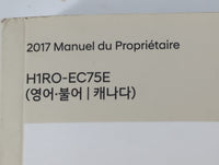 2017 Hyundai Accent Owners Manual Book Guide P/N:H1RO-EC75E OEM Used Auto Parts - Oemusedautoparts1.com