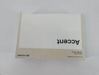 2017 Hyundai Accent Owners Manual Book Guide P/N:H1RO-EC75E OEM Used Auto Parts - Oemusedautoparts1.com
