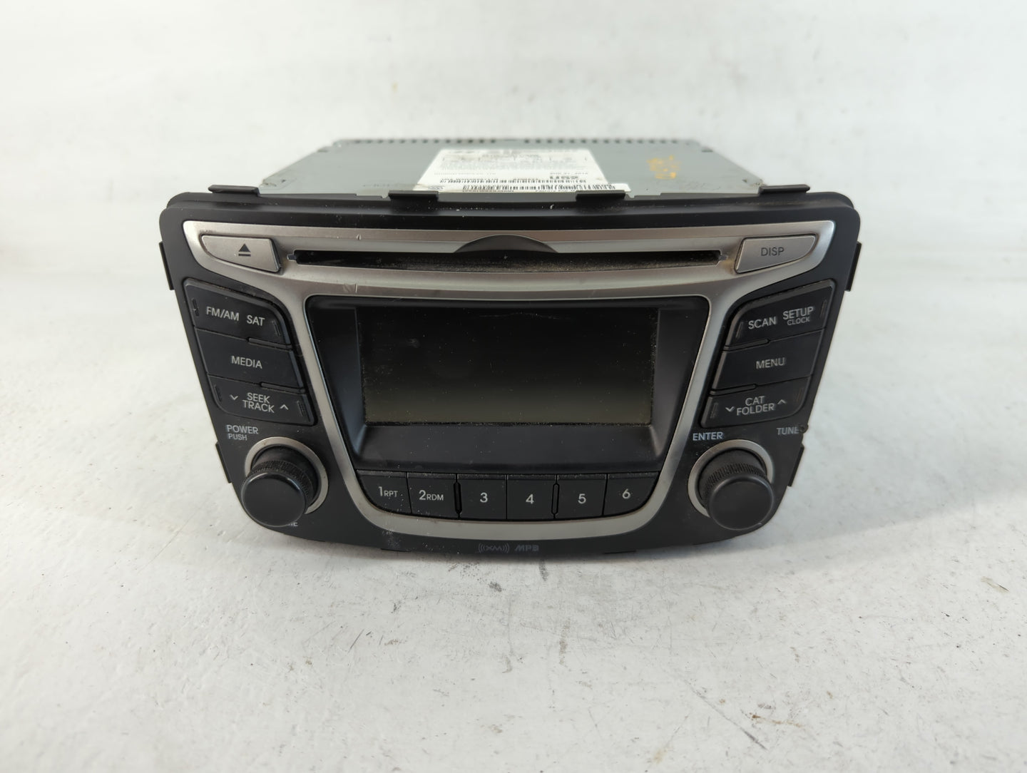 2015-2017 Hyundai Accent Radio AM FM Cd Player Receiver Replacement P/N:96170-1R111RDR Fits Fits 2015 2016 2017 OEM Used Aut