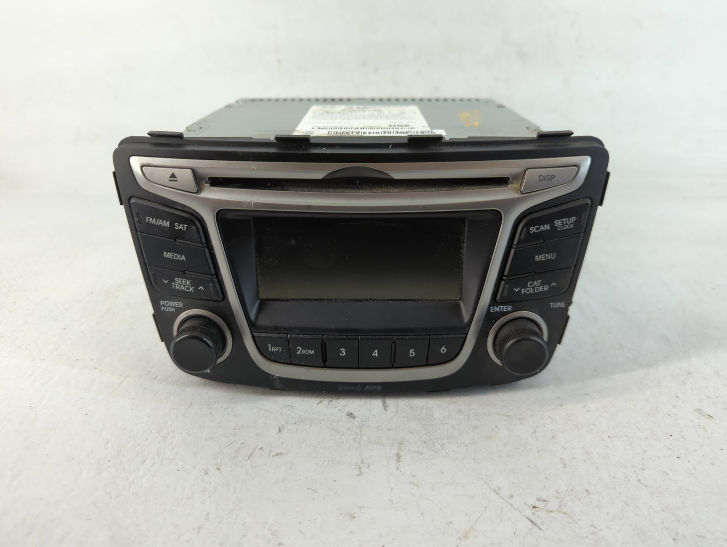 2015-2017 Hyundai Accent Radio AM FM Cd Player Receiver Replacement P/N:96170-1R111RDR Fits Fits 2015 2016 2017 OEM Used Aut