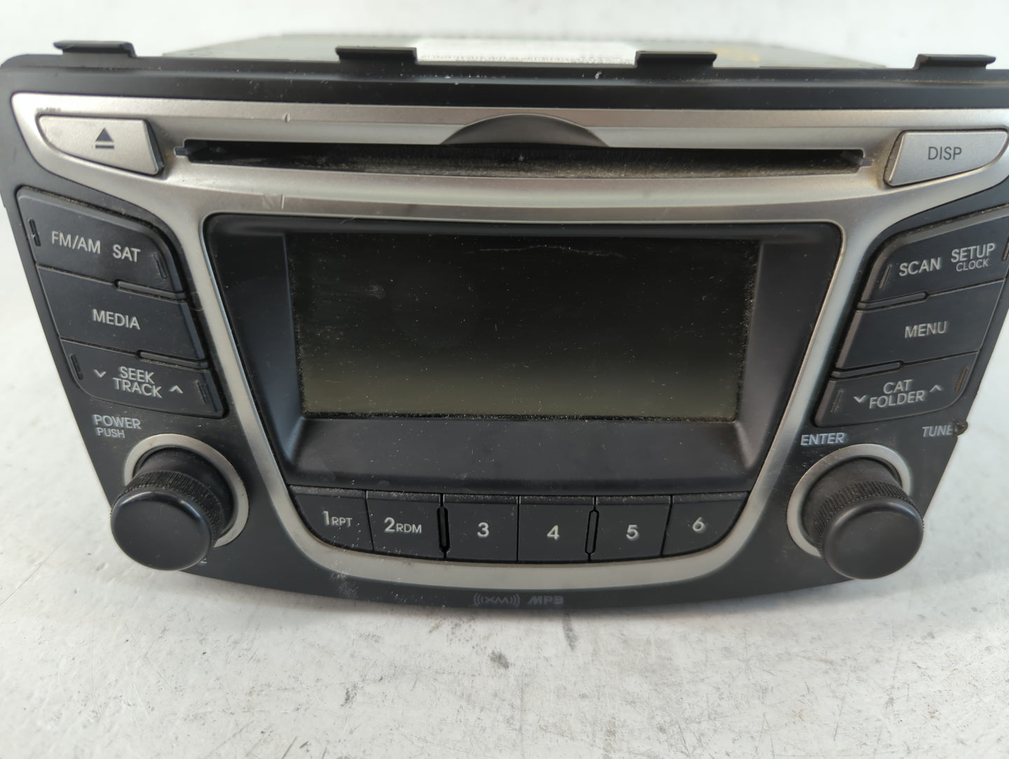 2015-2017 Hyundai Accent Radio AM FM Cd Player Receiver Replacement P/N:96170-1R111RDR Fits Fits 2015 2016 2017 OEM Used Aut