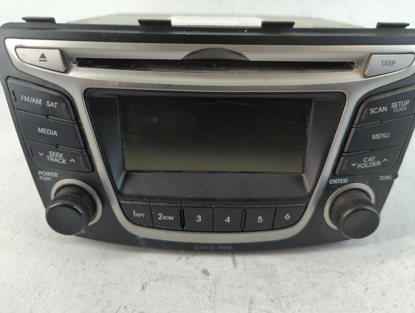 2015-2017 Hyundai Accent Radio AM FM Cd Player Receiver Replacement P/N:96170-1R111RDR Fits Fits 2015 2016 2017 OEM Used Aut