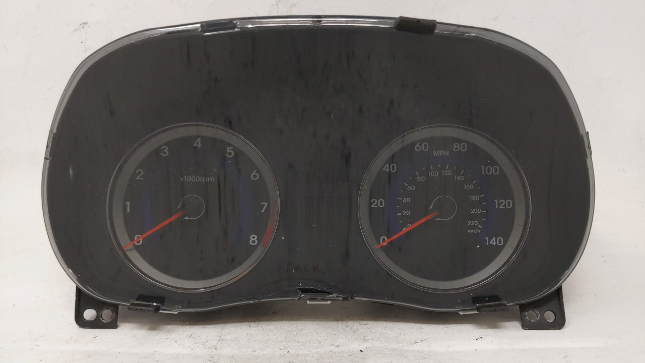 2015-2017 Hyundai Accent Instrument Cluster Speedometer Gauges P/N:94021-1R500 Fits Fits 2015 2016 2017 OEM Used Auto Parts 