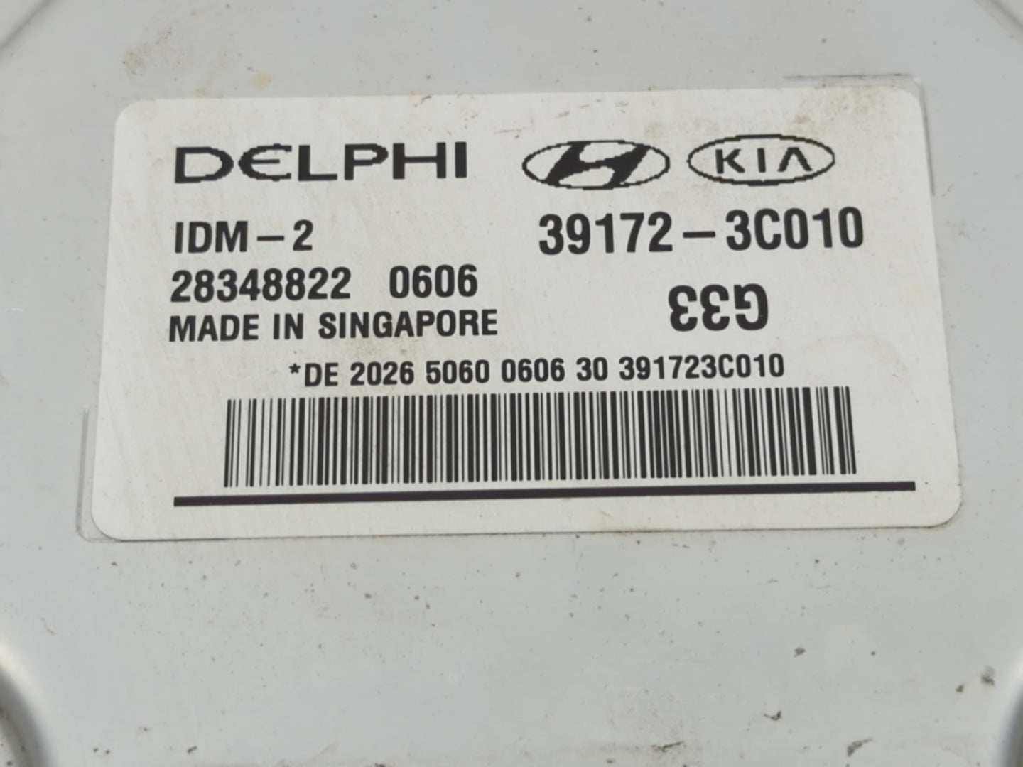 2012-2017 Hyundai Azera PCM Engine Control Computer ECU ECM PCU OEM P/N:39172-3C010 Fits Fits 2012 2013 2014 2015 2016 2017 