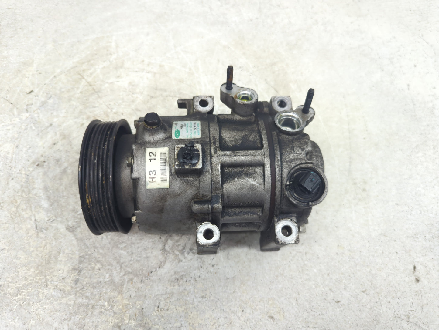 2012-2017 Hyundai Azera Air Conditioning A/c Ac Compressor Oem - Oemusedautoparts1.com