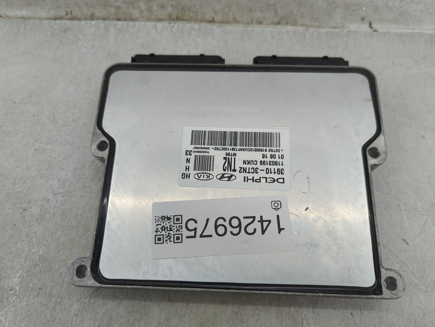 2012-2017 Hyundai Azera PCM Engine Control Computer ECU ECM PCU OEM P/N:39110-3CTN2 Fits Fits 2012 2013 2014 2015 2016 2017 