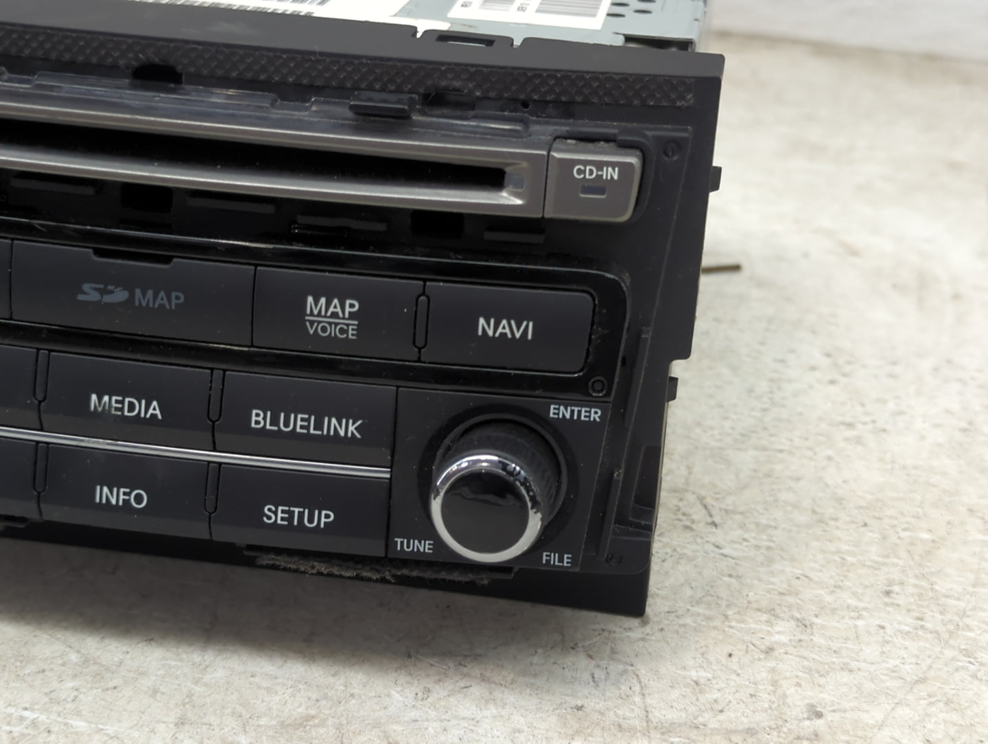 2015-2017 Hyundai Azera Radio AM FM Cd Player Receiver Replacement P/N:96560-3V532VD4 AN240HGAN Fits Fits 2015 2016 2017 OEM