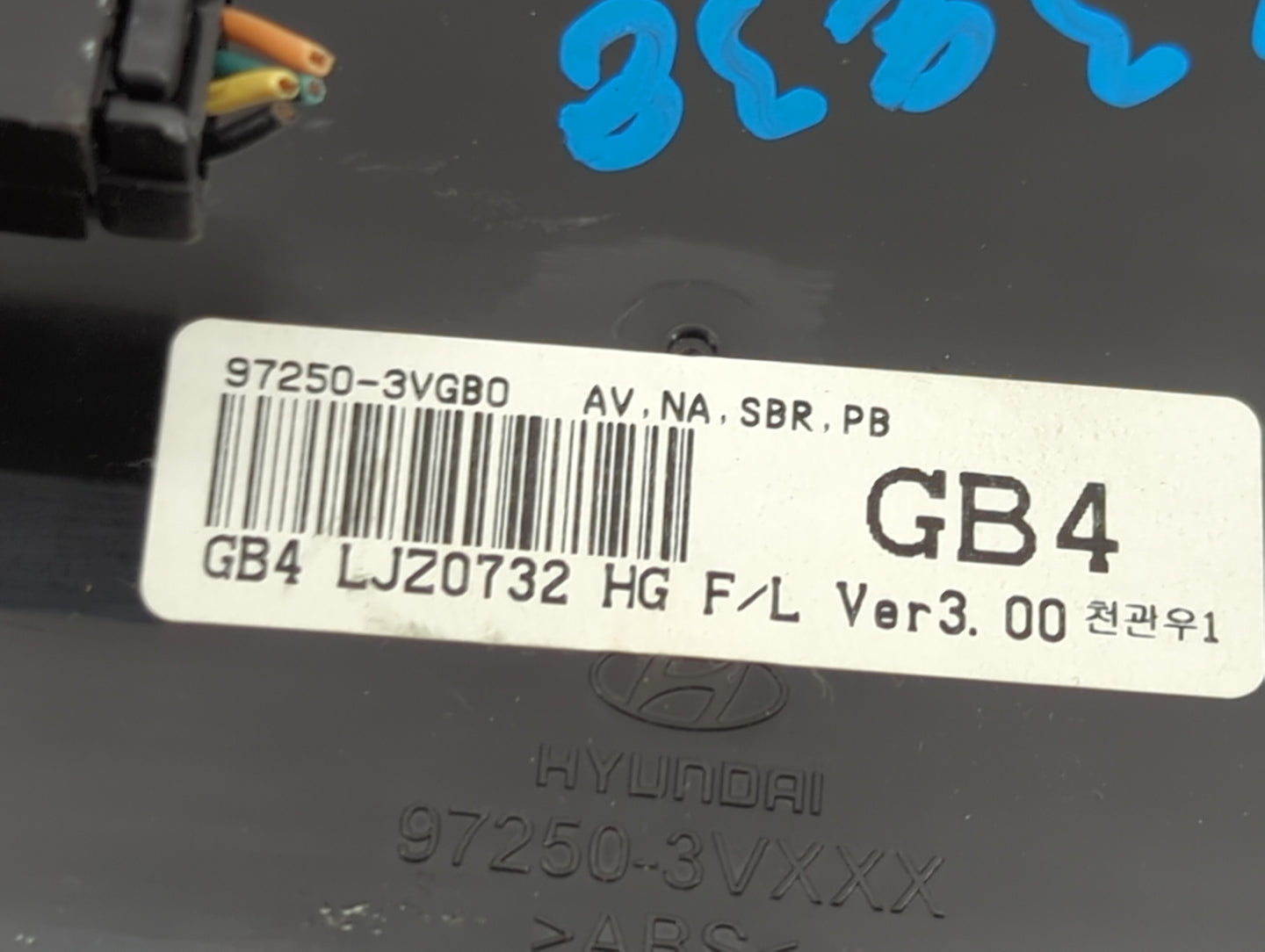 2015-2017 Hyundai Azera Climate Control Module Temperature AC/Heater Replacement P/N:97250-3VGB0 GB4 LJZ0732 Fits OEM Used A