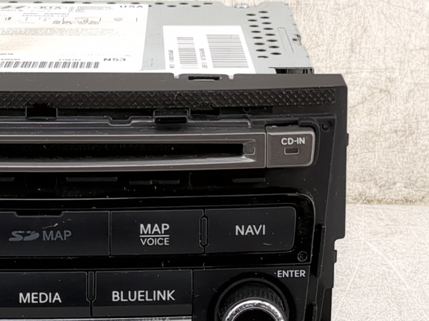2015-2017 Hyundai Azera Radio AM FM Cd Player Receiver Replacement P/N:96560-3V532VD4 965603V532VD4 Fits Fits 2015 2016 2017