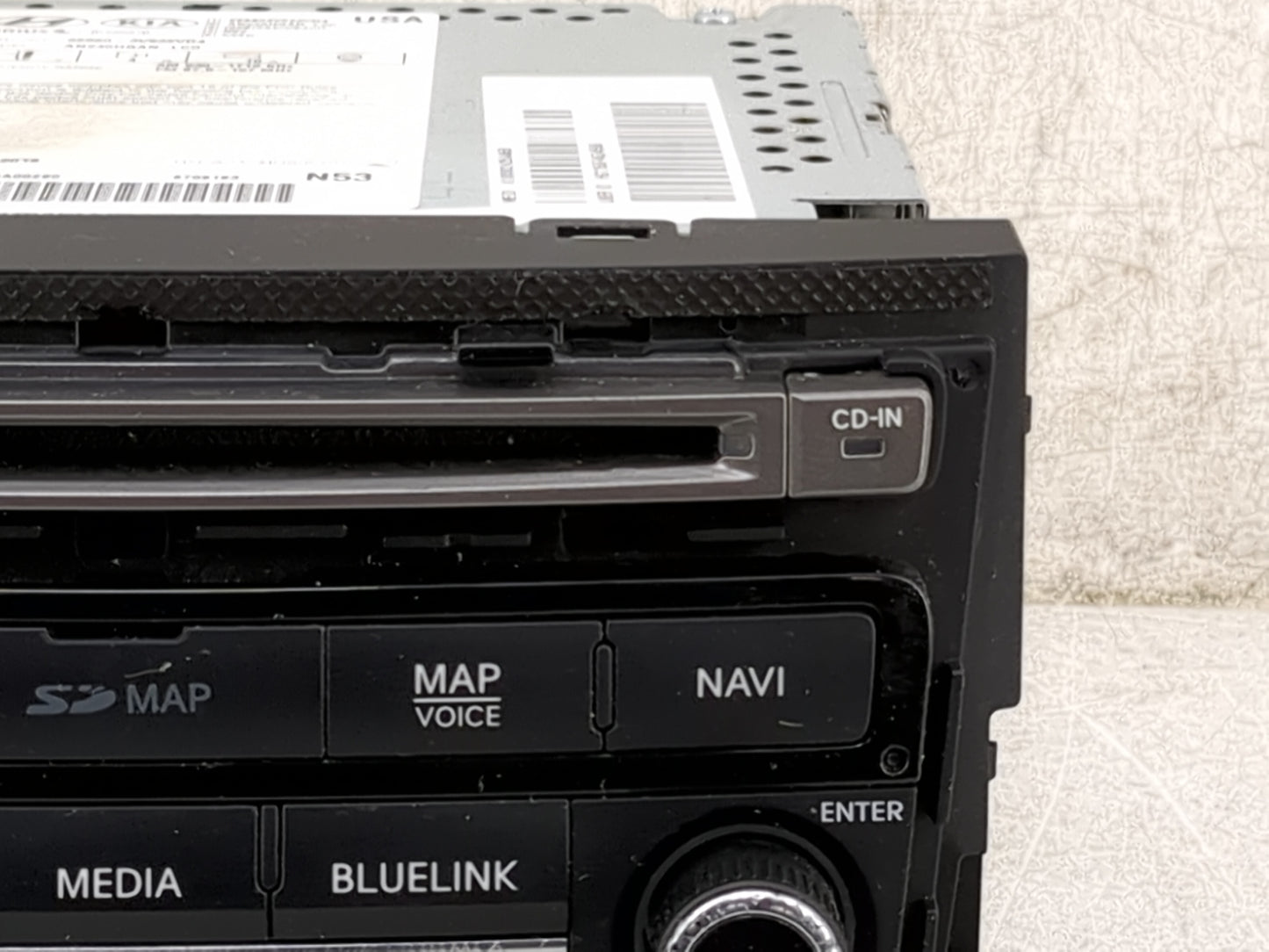 2015-2017 Hyundai Azera Radio AM FM Cd Player Receiver Replacement P/N:96560-3V532VD4 965603V532VD4 Fits Fits 2015 2016 2017