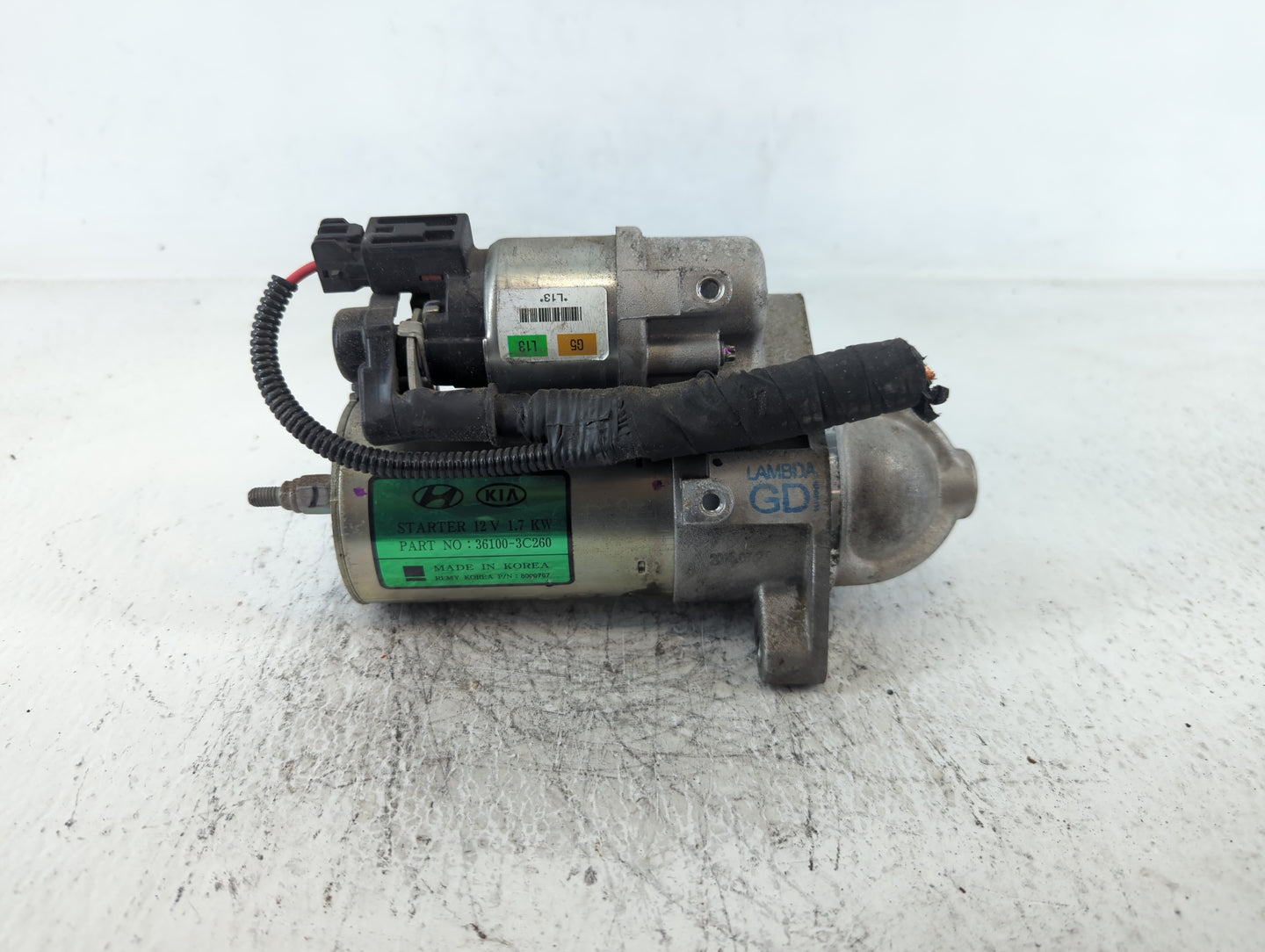 2015-2017 Hyundai Azera Car Starter Motor Solenoid OEM P/N:8000767 36100-3C260 Fits Fits 2015 2016 2017 2018 2019 2020 OEM U