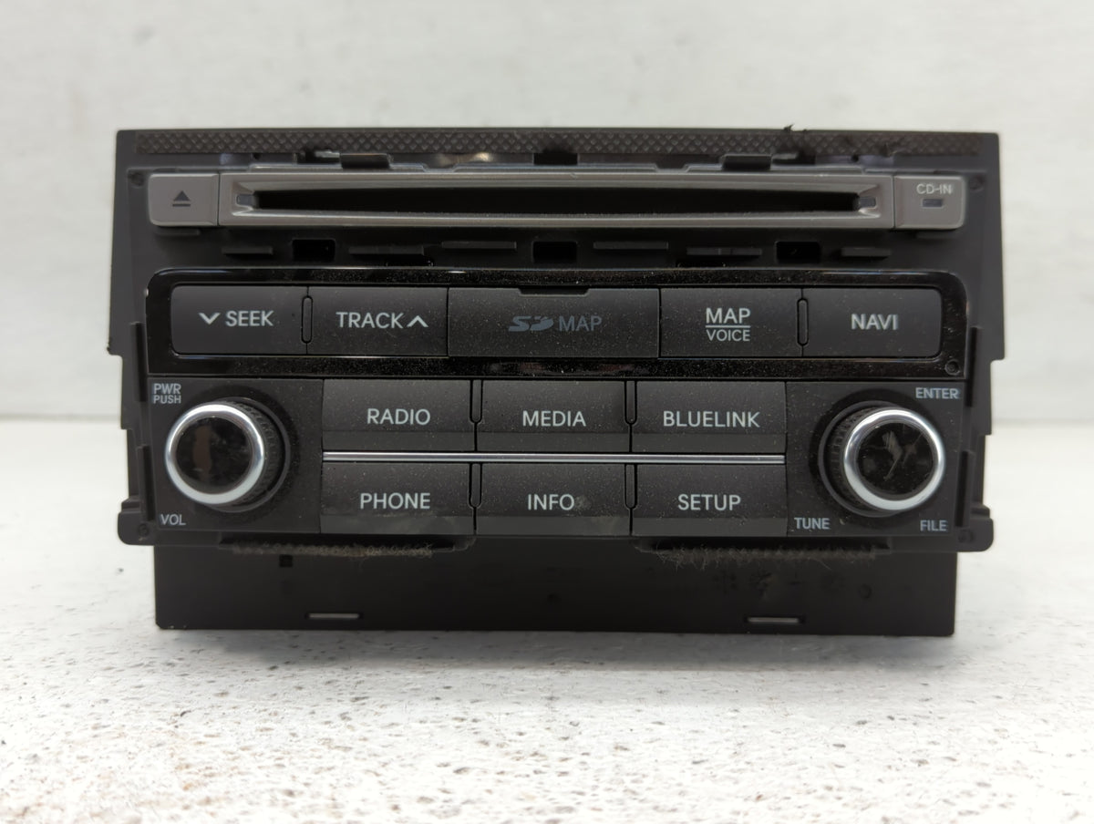 2015-2017 Hyundai Azera Am Fm Cd Player Radio Receiver 713207 - Oemusedautoparts1.com