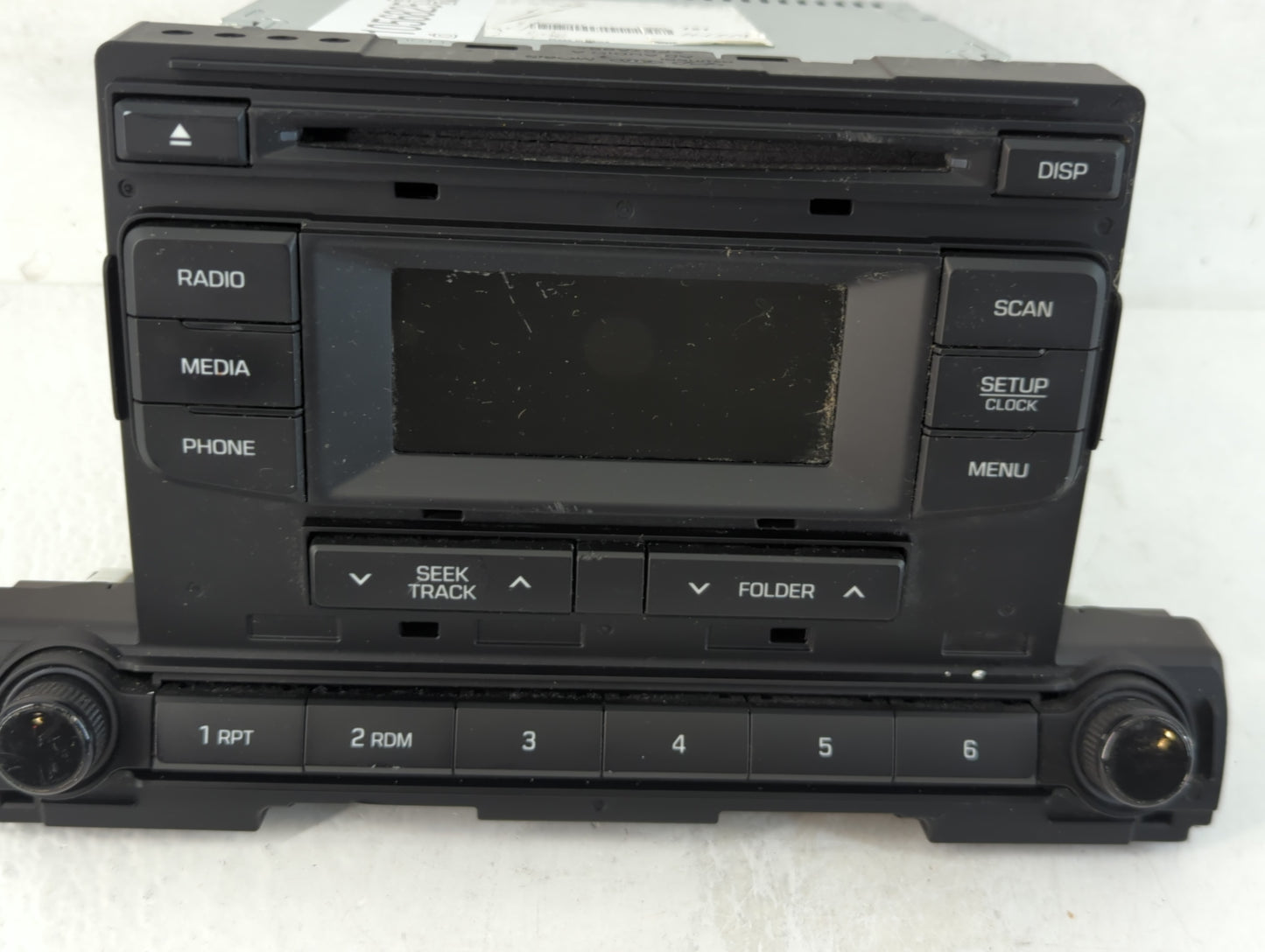 2017-2018 Hyundai Elantra Radio AM FM Cd Player Receiver Replacement P/N:96170F2270UAT Fits Fits 2017 2018 OEM Used Auto Par
