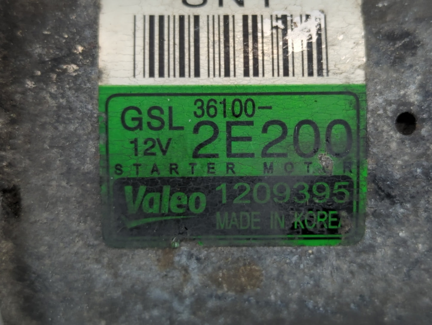 2014-2020 Hyundai Elantra Car Starter Motor Solenoid OEM P/N:36100-2E200 Fits Fits 2014 2015 2016 2017 2018 2019 2020 OEM Us
