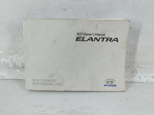 2017 Hyundai Elantra Owners Manual Book Guide P/N:HF30-EU65E OEM Used Auto Parts - Oemusedautoparts1.com
