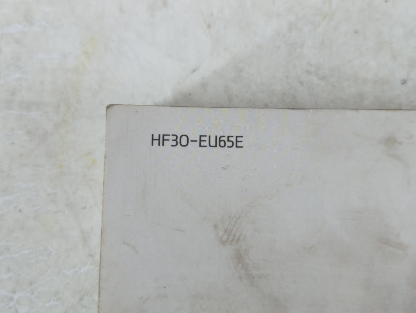 2017 Hyundai Elantra Owners Manual Book Guide P/N:HF30-EU65E OEM Used Auto Parts - Oemusedautoparts1.com