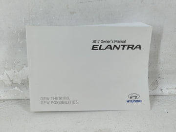 2017 Hyundai Elantra Owners Manual Book Guide P/N:HF30-EU64D OEM Used Auto Parts - Oemusedautoparts1.com