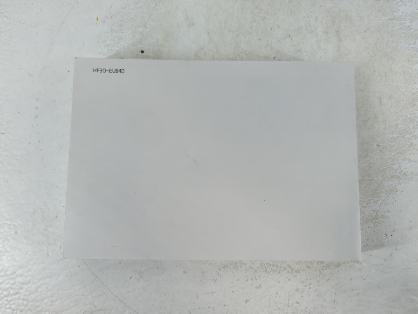 2017 Hyundai Elantra Owners Manual Book Guide P/N:HF30-EU64D OEM Used Auto Parts - Oemusedautoparts1.com