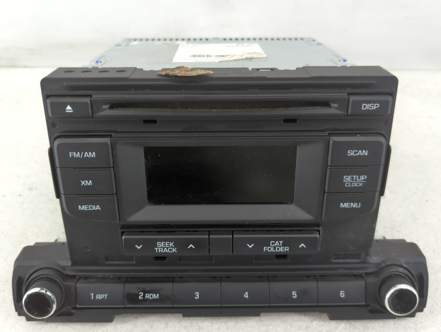 2017-2018 Hyundai Elantra Radio AM FM Cd Player Receiver Replacement P/N:96170-F2100UAT Fits Fits 2017 2018 OEM Used Auto Pa