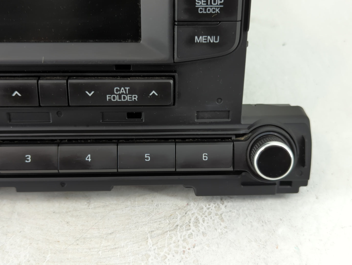2017-2018 Hyundai Elantra Radio AM FM Cd Player Receiver Replacement P/N:96170-F2100UAT Fits Fits 2017 2018 OEM Used Auto Pa