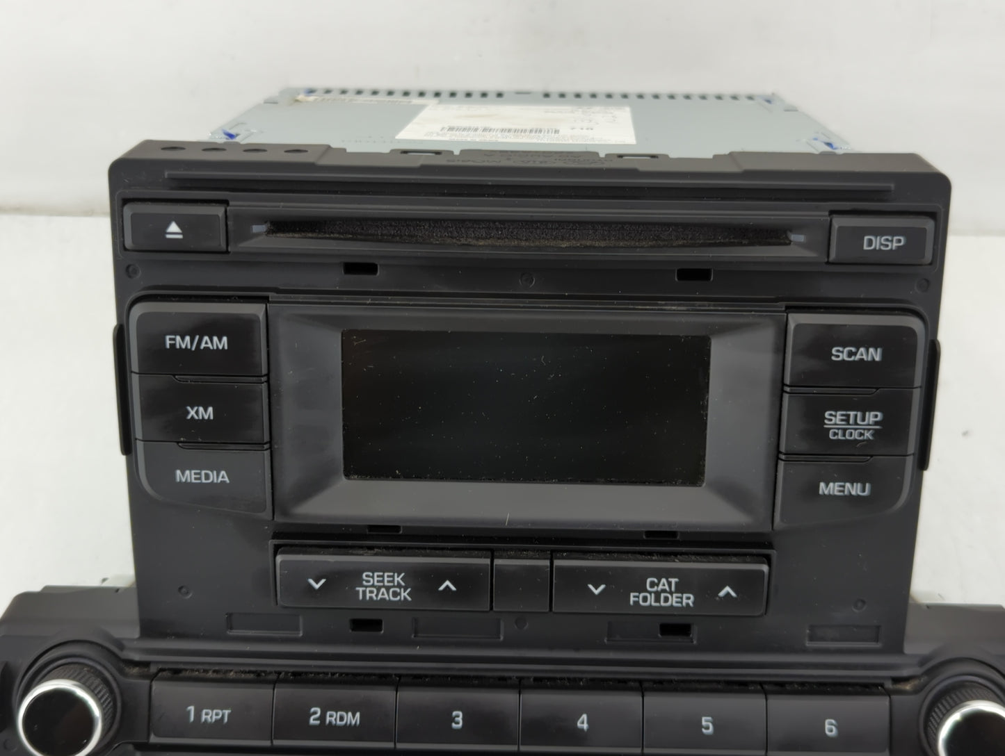 2017-2018 Hyundai Elantra Radio AM FM Cd Player Receiver Replacement P/N:96170-F2100UAT Fits Fits 2017 2018 OEM Used Auto Pa