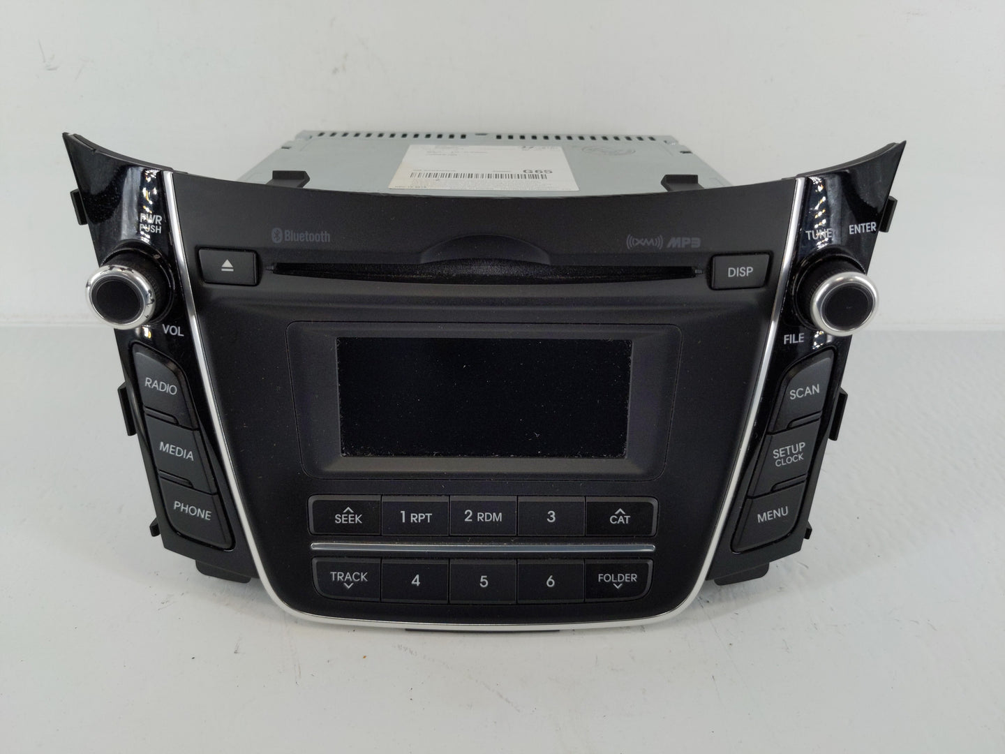 2016-2017 Hyundai Elantra Radio AM FM Cd Player Receiver Replacement P/N:96170-A5260GU Fits Fits 2016 2017 OEM Used Auto Par