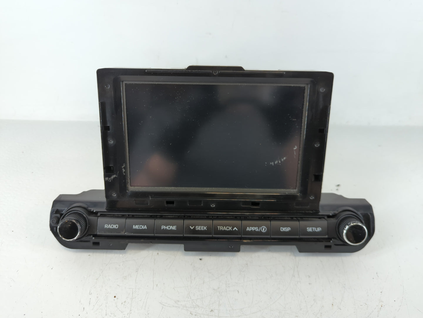 2017-2018 Hyundai Elantra Radio AM FM Cd Player Receiver Replacement P/N:96160-F2100UAT Fits Fits 2017 2018 OEM Used Auto Pa