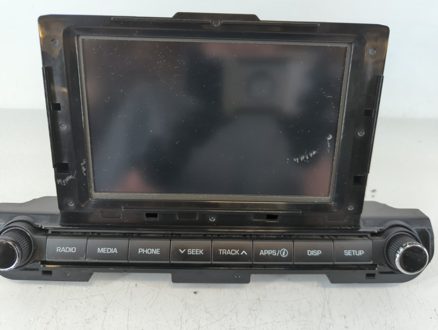 2017-2018 Hyundai Elantra Radio AM FM Cd Player Receiver Replacement P/N:96160-F2100UAT Fits Fits 2017 2018 OEM Used Auto Pa