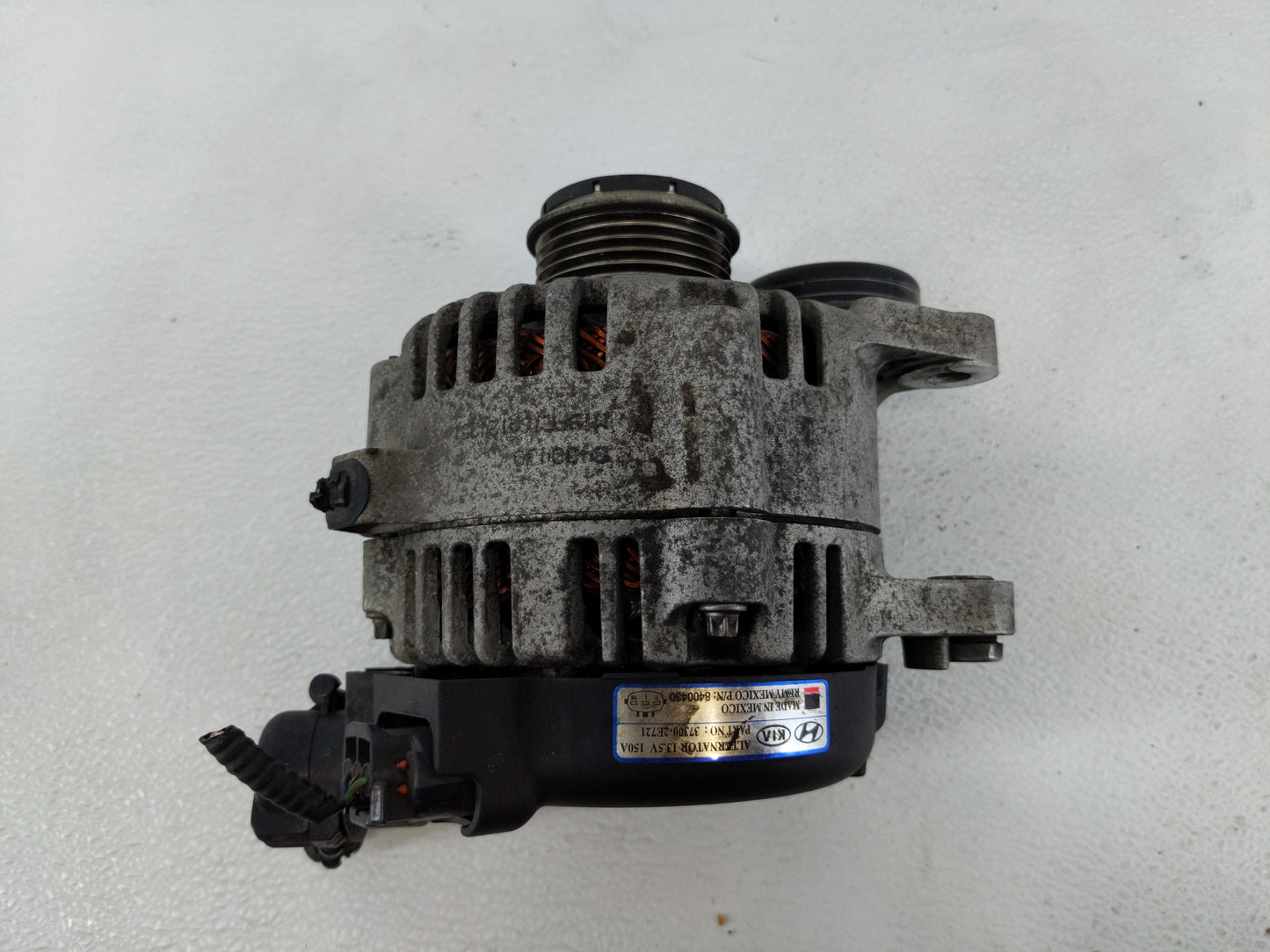 2017-2020 Hyundai Elantra Alternator Replacement Generator Charging Assembly Engine OEM P/N:37300-2E721 Fits OEM Used Auto P