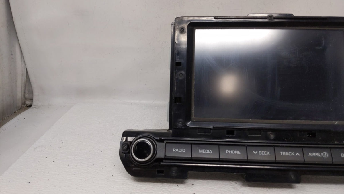 2017-2018 Hyundai Elantra Radio AM FM Cd Player Receiver Replacement OEM Used Auto Parts - Oemusedautoparts1.com