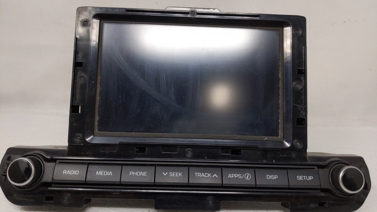 2017-2018 Hyundai Elantra Radio AM FM Cd Player Receiver Replacement Fits OEM Used Auto Parts - Oemusedautoparts1.com