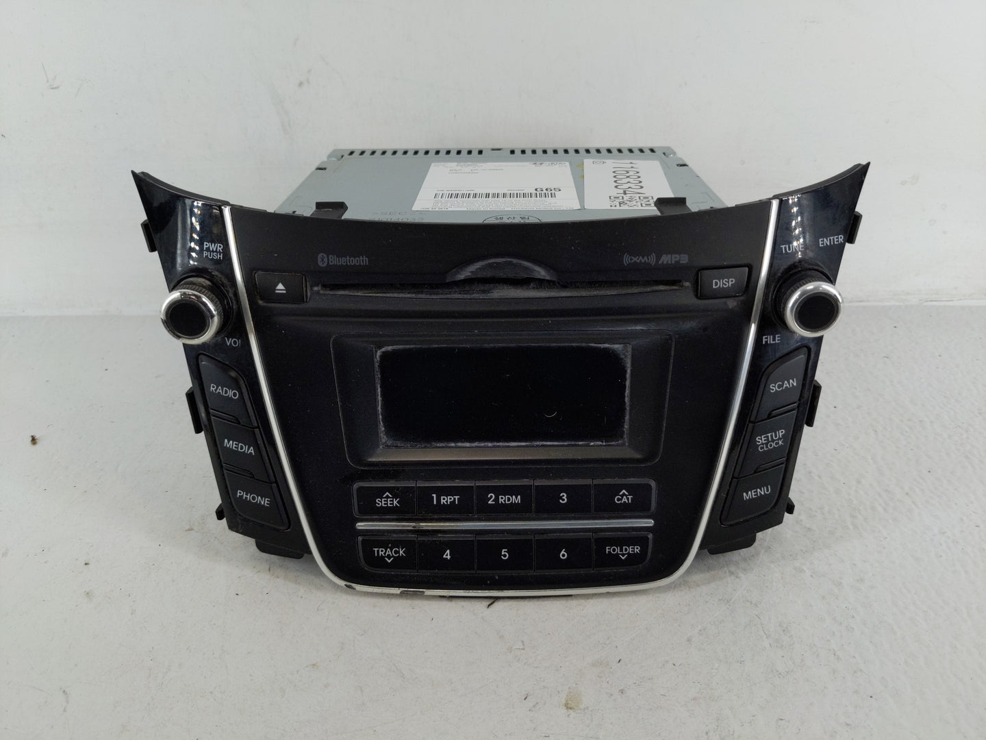 2016-2017 Hyundai Elantra Radio AM FM Cd Player Receiver Replacement P/N:96170-A5260GU 96160-F2100UAT Fits Fits 2016 2017 OE