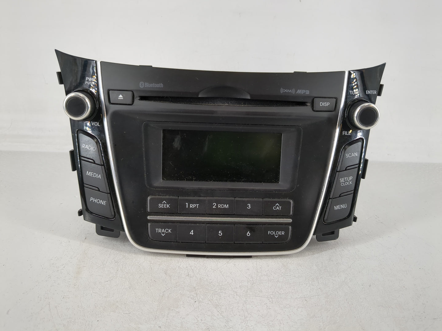 2016-2017 Hyundai Elantra Radio AM FM Cd Player Receiver Replacement P/N:96170-A5260GU Fits Fits 2016 2017 OEM Used Auto Par