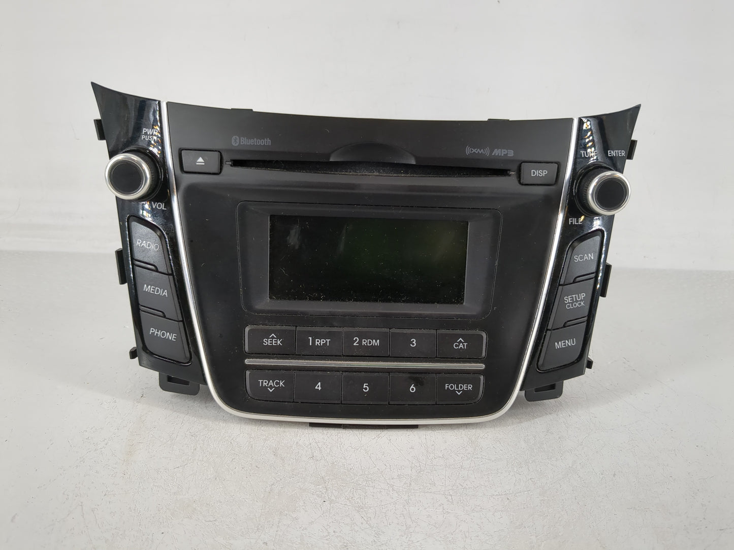 2016-2017 Hyundai Elantra Radio AM FM Cd Player Receiver Replacement P/N:96170-A5260GU Fits Fits 2016 2017 OEM Used Auto Par