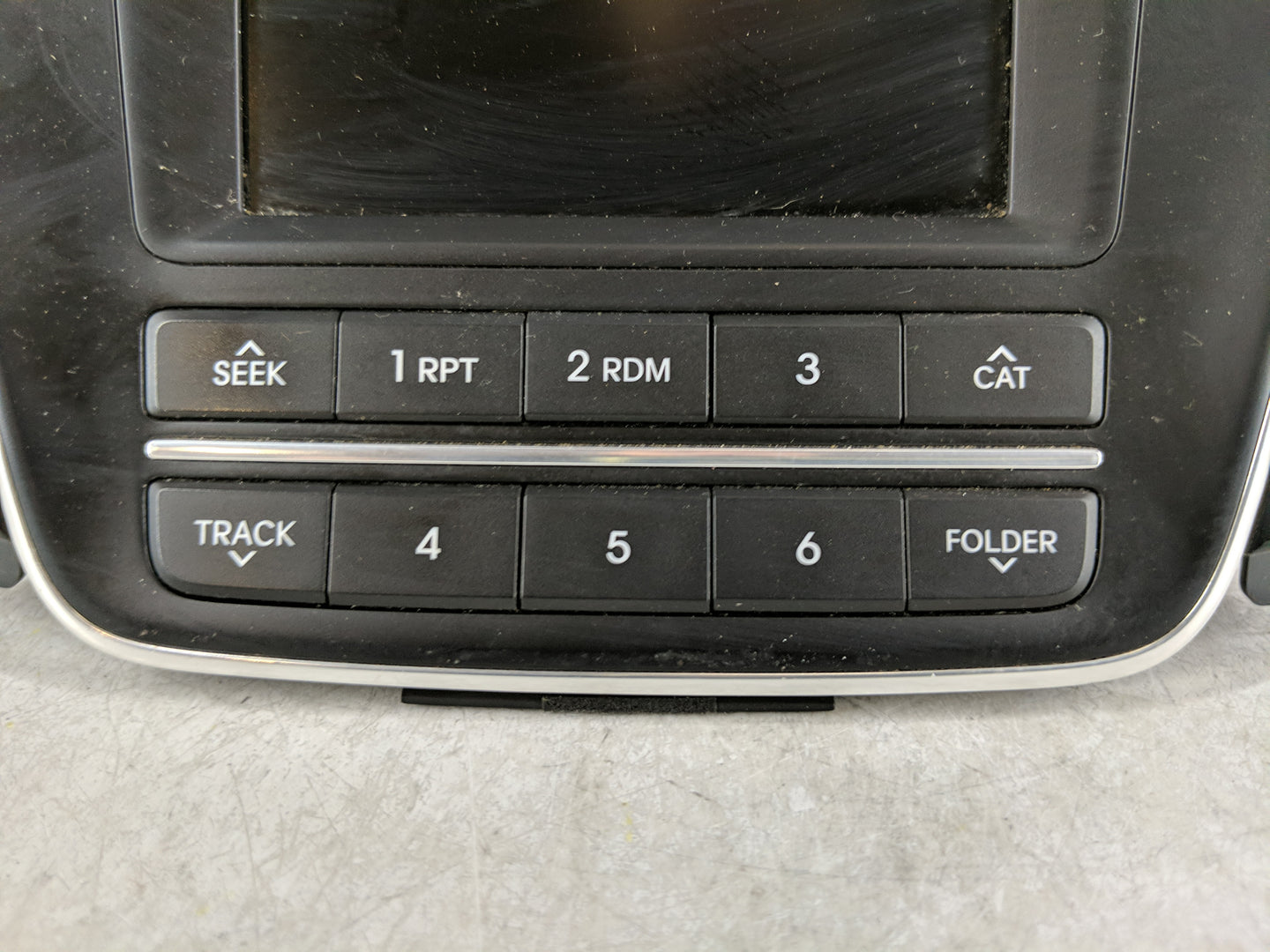 2016-2017 Hyundai Elantra Radio AM FM Cd Player Receiver Replacement P/N:96170-A5260GU Fits Fits 2016 2017 OEM Used Auto Par