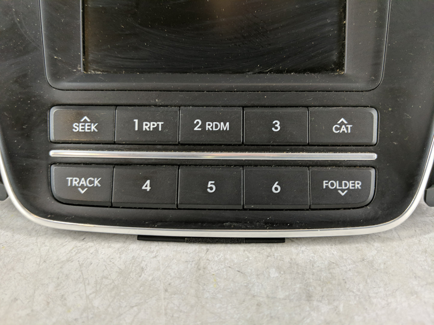 2016-2017 Hyundai Elantra Radio AM FM Cd Player Receiver Replacement P/N:96170-A5260GU Fits Fits 2016 2017 OEM Used Auto Par