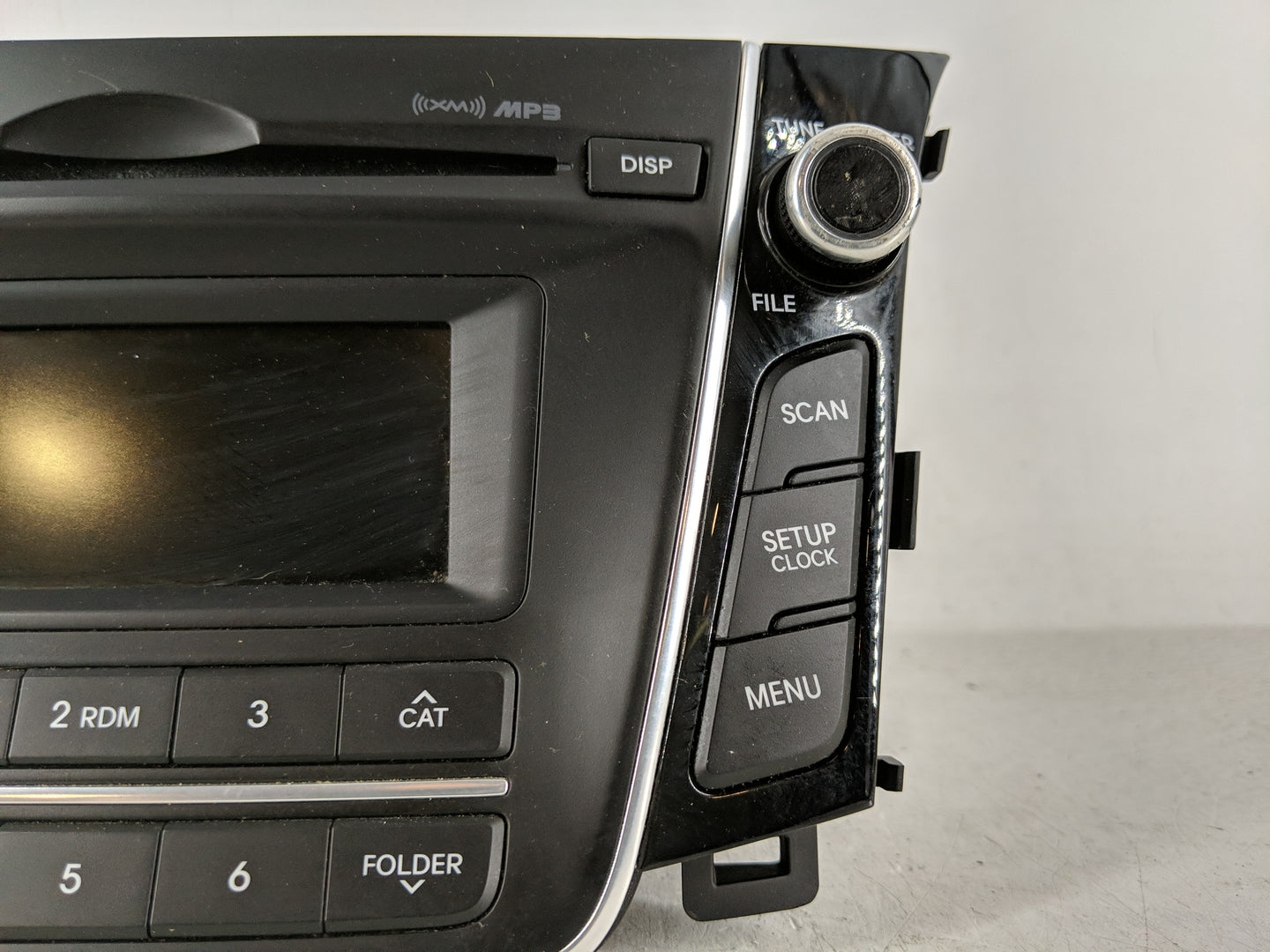 2016-2017 Hyundai Elantra Radio AM FM Cd Player Receiver Replacement P/N:96170-A5260GU Fits Fits 2016 2017 OEM Used Auto Par