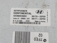 2017-2019 Hyundai Elantra PCM Engine Control Computer ECU ECM PCU OEM P/N:39171-2EFE0 39170-2EFE0 Fits Fits 2017 2018 2019 O