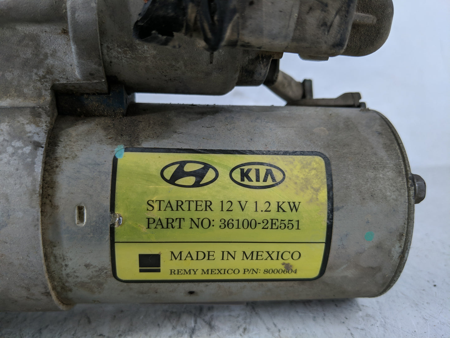 2014-2020 Hyundai Elantra Car Starter Motor Solenoid OEM P/N:36100-2E551 Fits Fits 2014 2015 2016 2017 2018 2019 2020 OEM Us