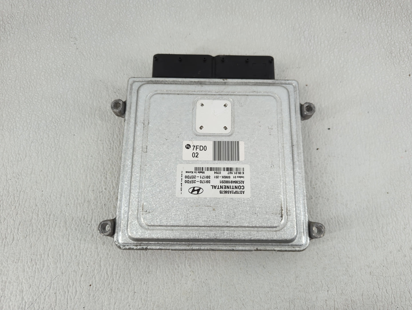2017-2018 Hyundai Elantra PCM Engine Control Computer ECU ECM PCU OEM P/N:39171-2EFD0 39170-2EFD0 Fits Fits 2017 2018 OEM Us