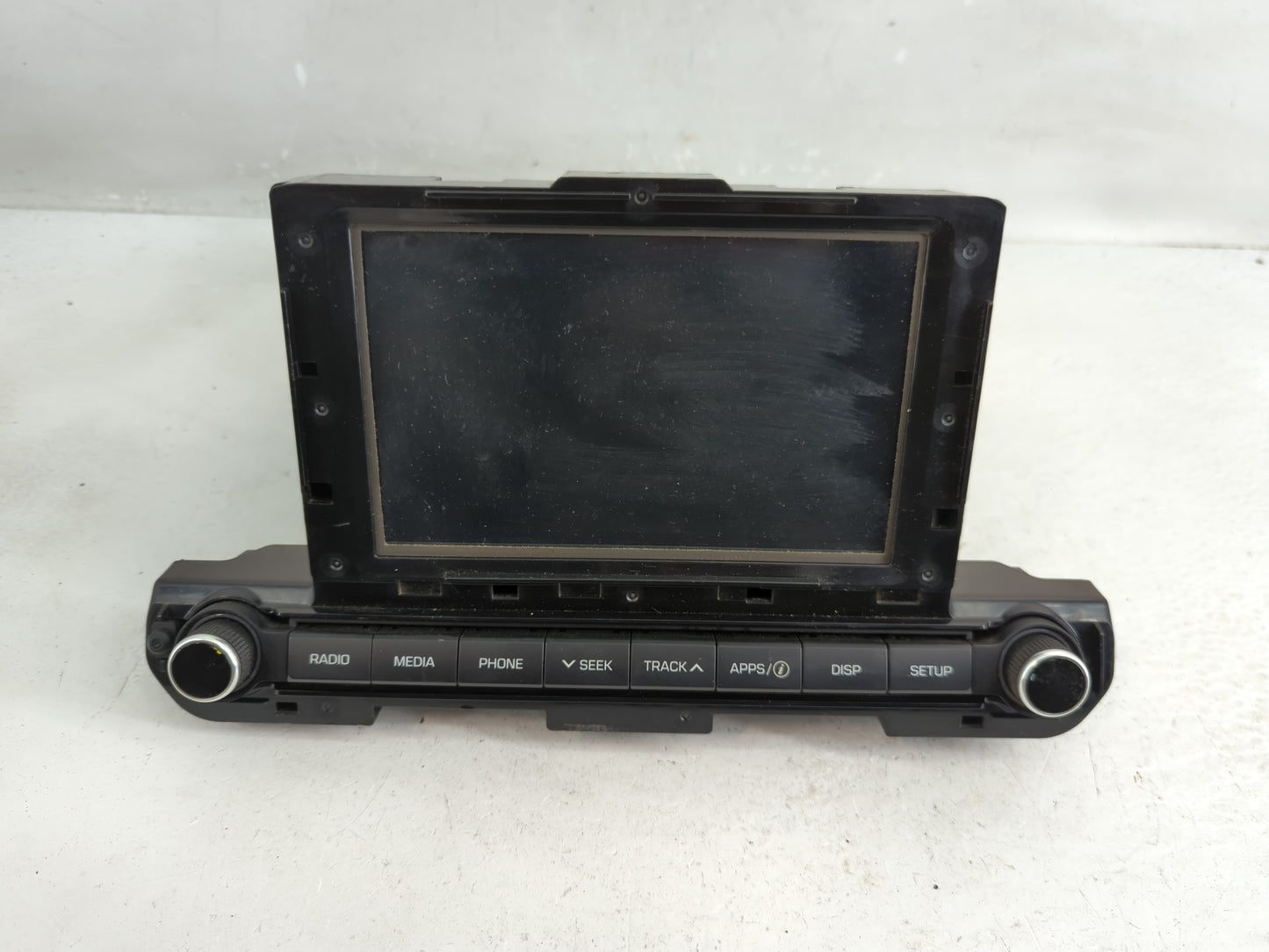 2017-2018 Hyundai Elantra Radio AM FM Cd Player Receiver Replacement P/N:96160-F2100UAT Fits Fits 2017 2018 OEM Used Auto Pa