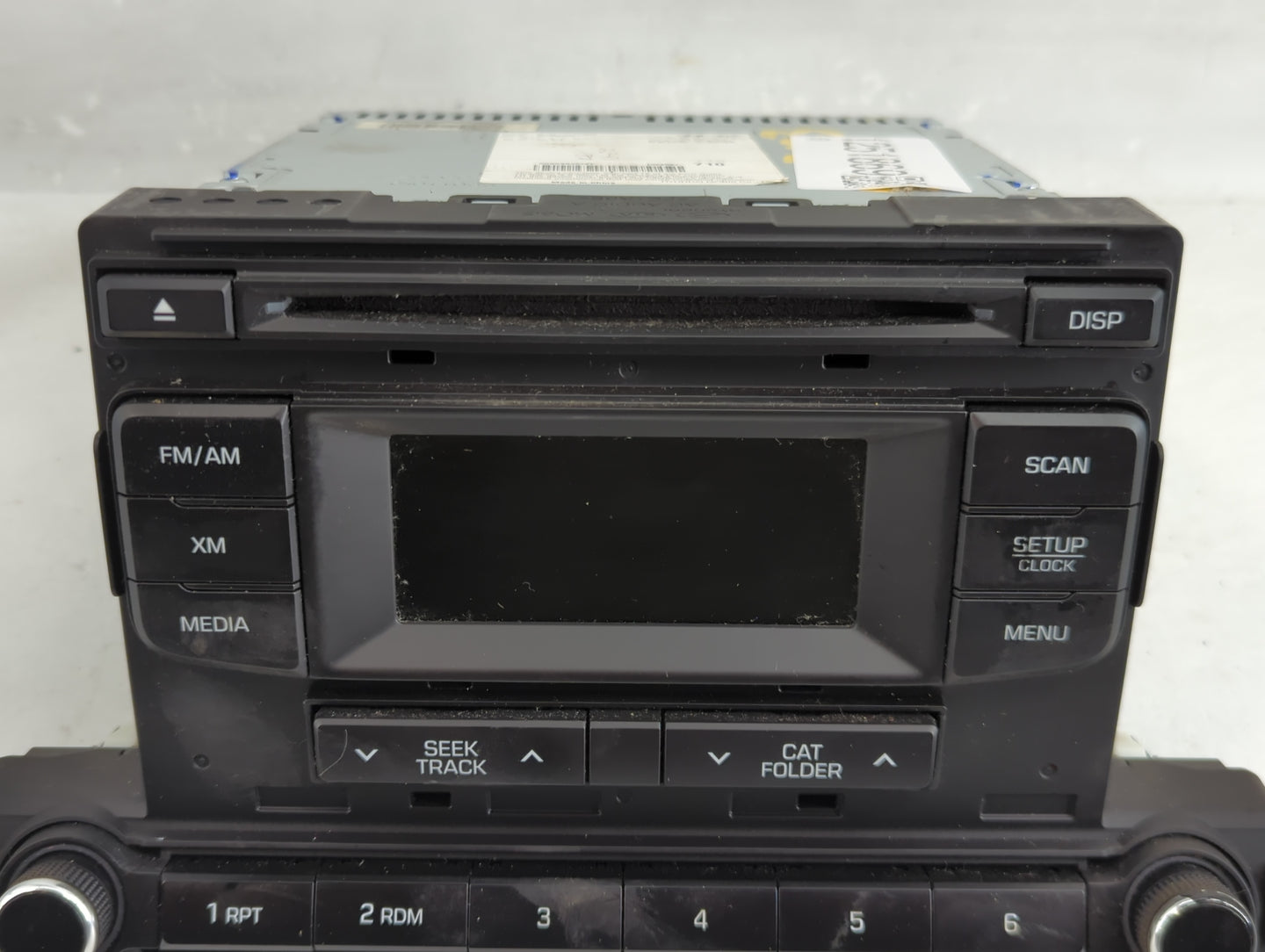 2017-2018 Hyundai Elantra Radio AM FM Cd Player Receiver Replacement P/N:96170-F2100UAT Fits Fits 2017 2018 OEM Used Auto Pa