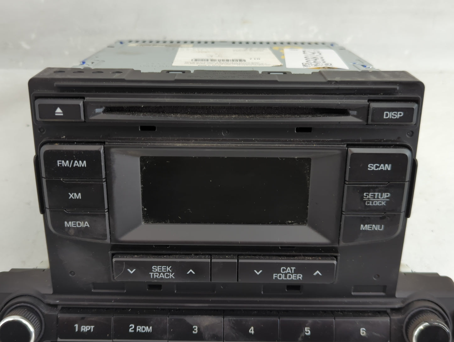 2017-2018 Hyundai Elantra Radio AM FM Cd Player Receiver Replacement P/N:96170-F2100UAT Fits Fits 2017 2018 OEM Used Auto Pa