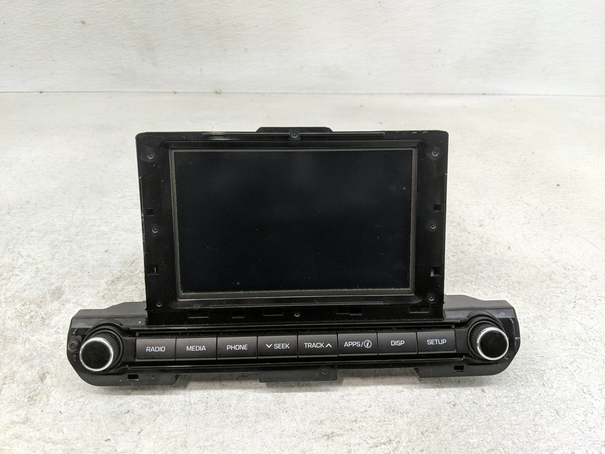 2017-2018 Hyundai Elantra Radio AM FM Cd Player Receiver Replacement P/N:96160-F2100UAT Fits Fits 2017 2018 OEM Used Auto Pa