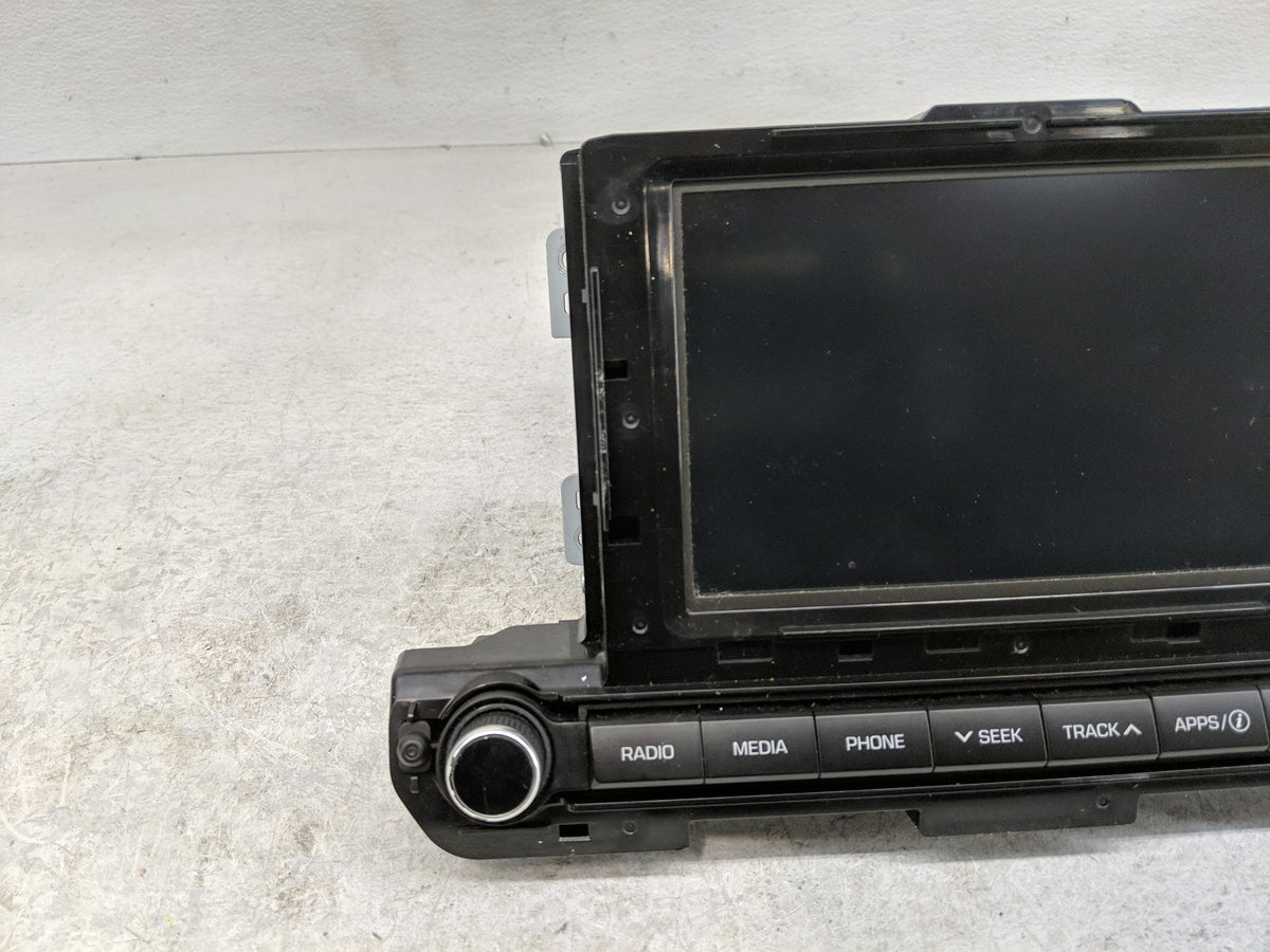 2017-2018 Hyundai Elantra Radio AM FM Cd Player Receiver Replacement P/N:96160-F2100UAT Fits Fits 2017 2018 OEM Used Auto Pa