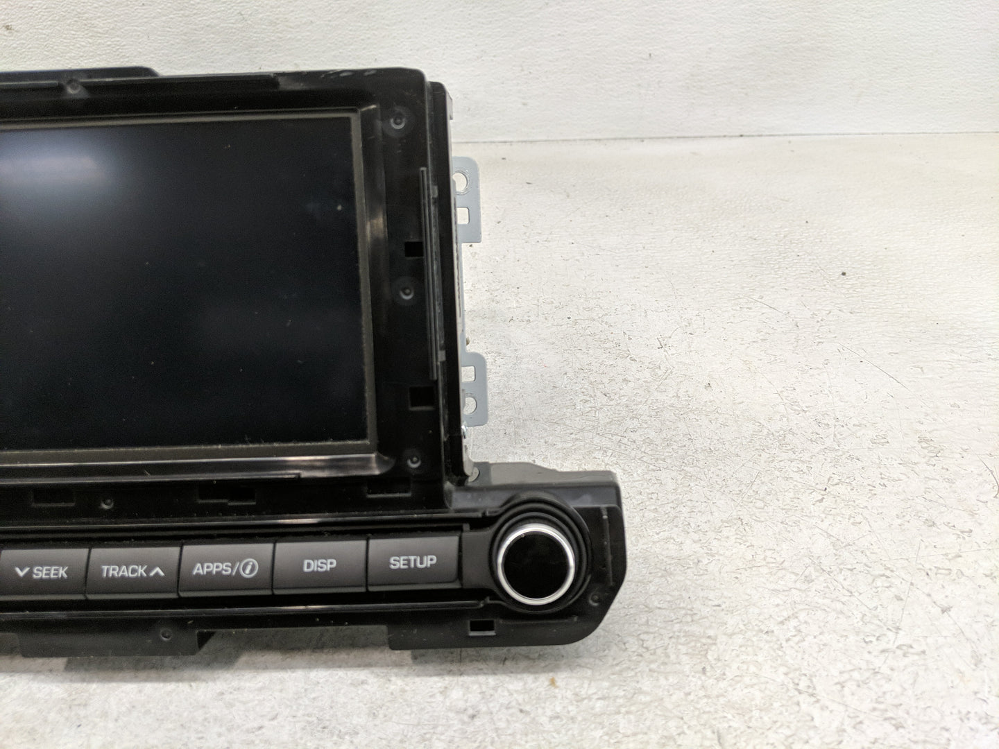 2017-2018 Hyundai Elantra Radio AM FM Cd Player Receiver Replacement P/N:96160-F2100UAT Fits Fits 2017 2018 OEM Used Auto Pa