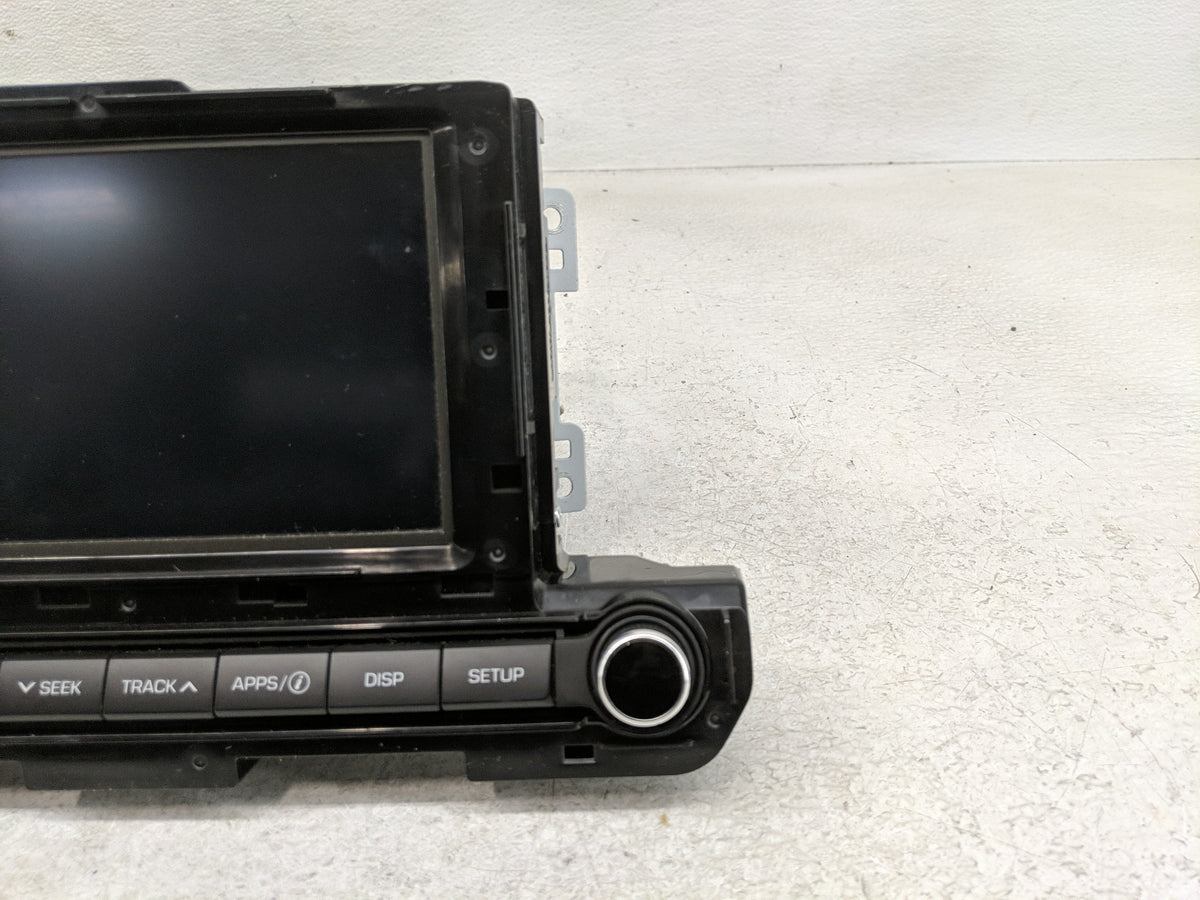 2017-2018 Hyundai Elantra Radio AM FM Cd Player Receiver Replacement P/N:96160-F2100UAT Fits Fits 2017 2018 OEM Used Auto Pa