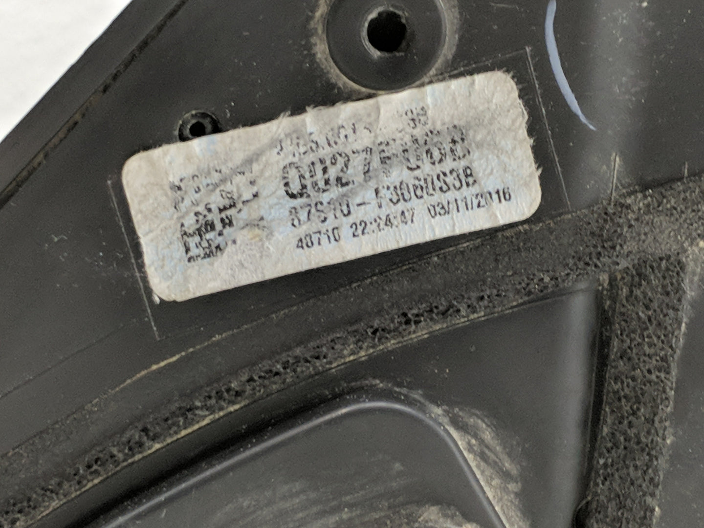 2017-2018 Hyundai Elantra Side Mirror Replacement Driver Left View Door Mirror Fits Fits 2017 2018 OEM Used Auto Parts - Oem