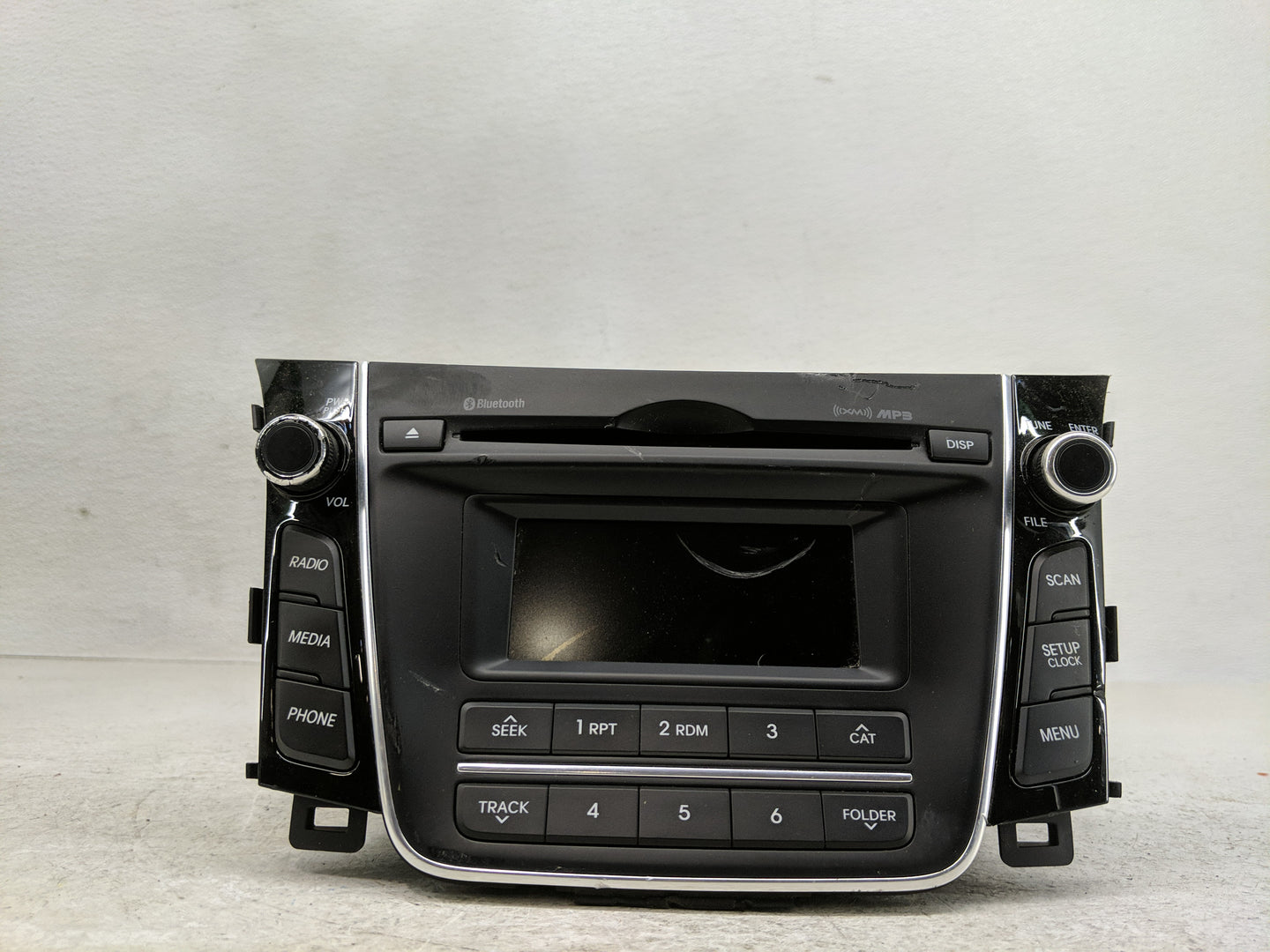 2016-2017 Hyundai Elantra Radio AM FM Cd Player Receiver Replacement P/N:96170-A5270GU 96170-A5260G Fits Fits 2016 2017 OEM 