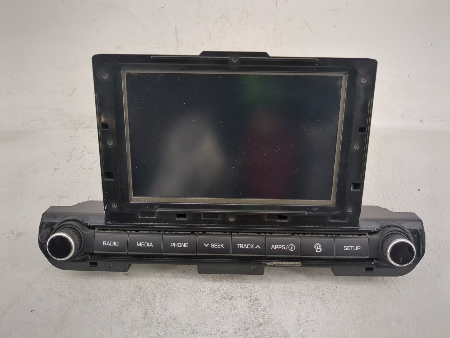 2017-2018 Hyundai Elantra Radio AM FM Cd Player Receiver Replacement P/N:96160-F2110UAT Fits Fits 2017 2018 OEM Used Auto Pa